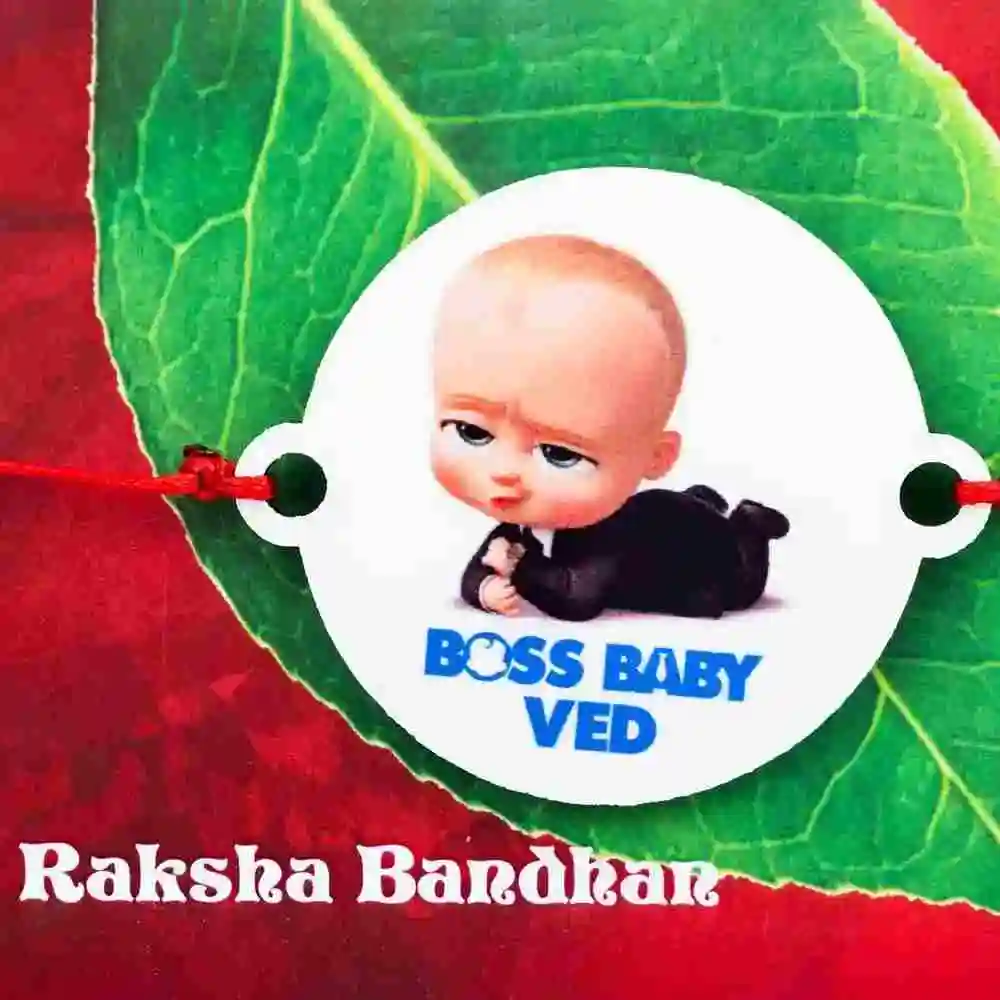 Boss Baby Personalized Name Rakhi